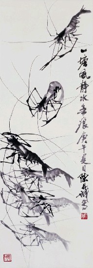 陳丹誠－墨蝦－國美典藏