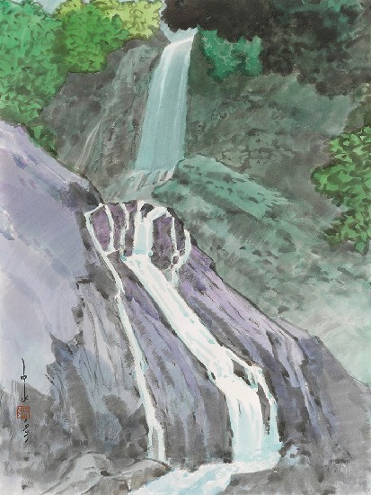 台南龍王瀑的焦點圖