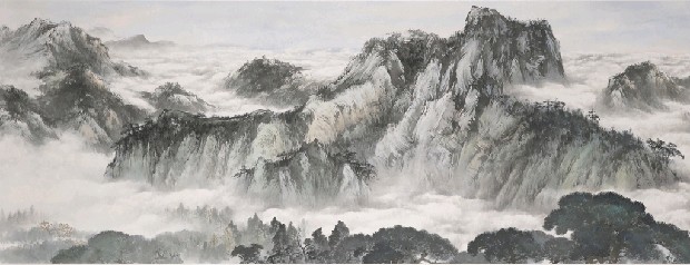 藏品:The sea of clouds on the Jade mountain的(3)張圖片