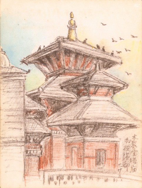 藏品:尼泊爾印度寫生集001的(4)張圖片
