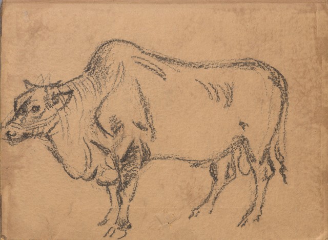 藏品:牛、植物、人物、動物、風景等寫生集009的(10)張圖片