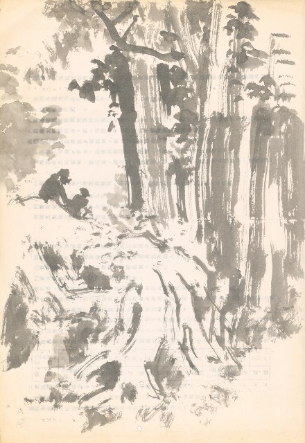 藏品:檜林雙猴的(1)張圖片