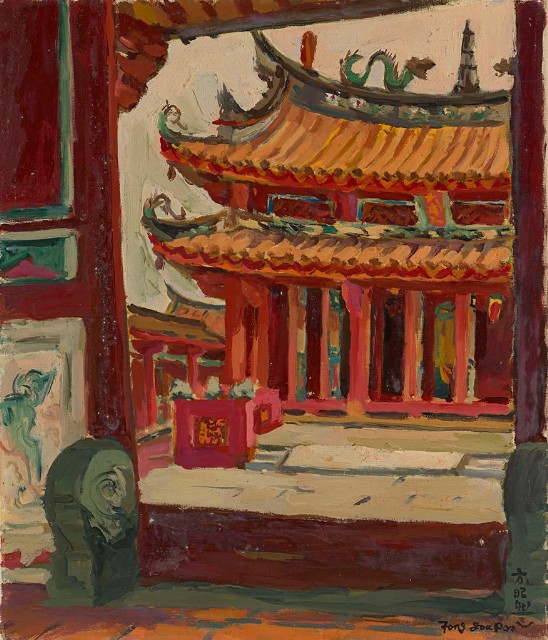 台南孔子廟的焦點圖