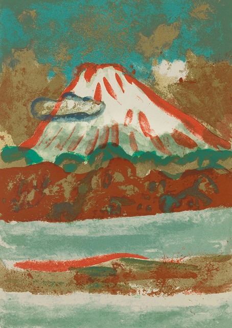 富士山的焦點圖