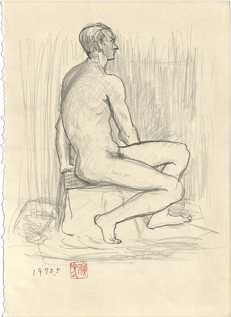 裸男(18)的焦點圖