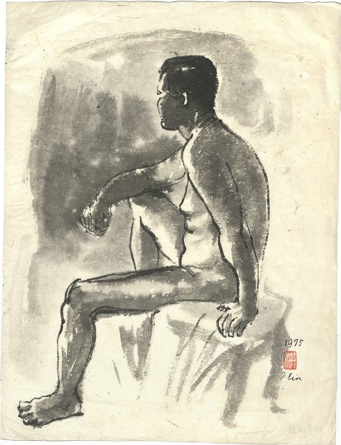 裸男(20)的焦點圖