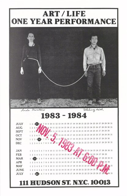 藏品:藝術/生活 一年行為表演1983–1984的(3)張圖片