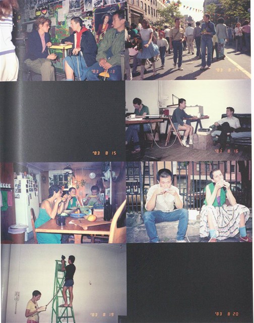 藏品:藝術/生活 一年行為表演1983–1984的(13)張圖片