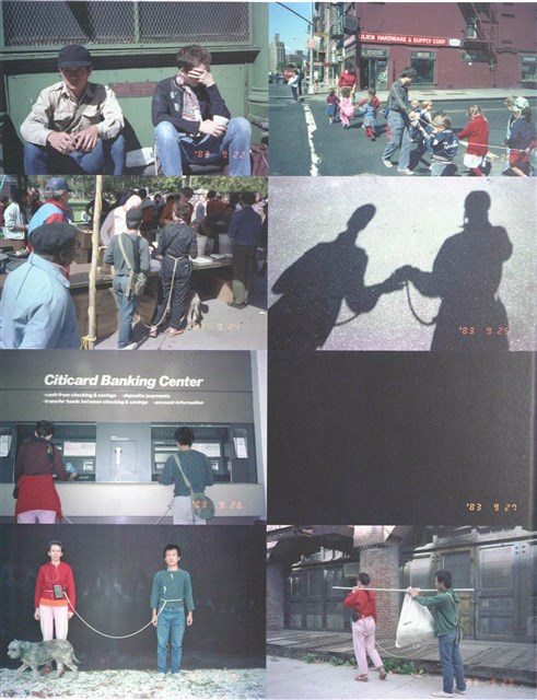 藏品:藝術/生活 一年行為表演1983–1984的(18)張圖片