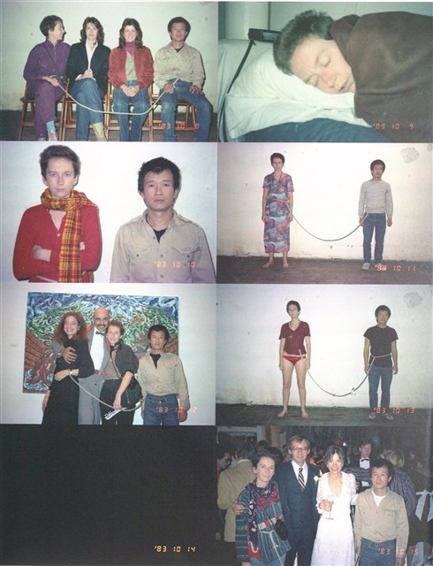 藏品:藝術/生活 一年行為表演1983–1984的(20)張圖片