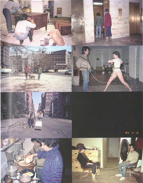 藏品:藝術/生活 一年行為表演1983–1984的(37)張圖片