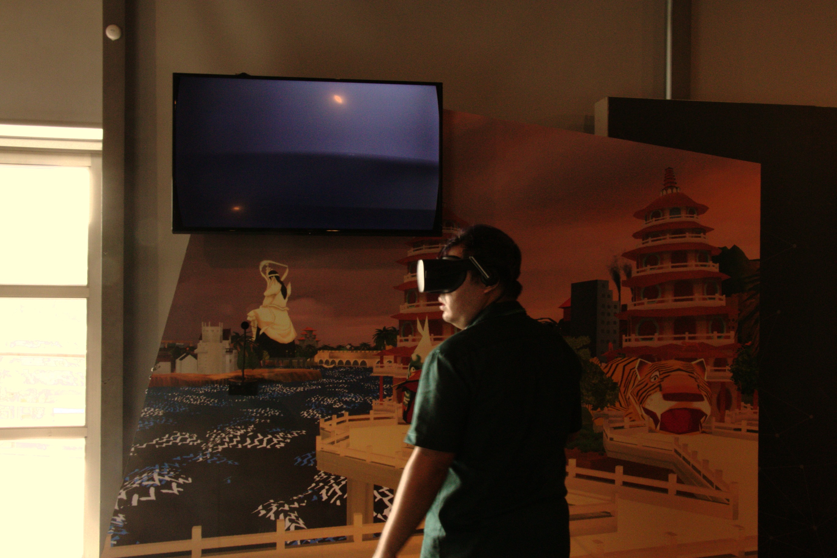 文章:106年新媒體科技應用展示之多感官互動體驗建置案 - 蓮池潭外傳-新媒體VR互動展的(10)張圖片